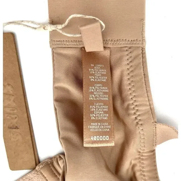 Skims Body Lightly Lined 40DDDD Bra Clay Wireless BR-WRL-1889 Beige NEW NWT - Picture 5 of 7